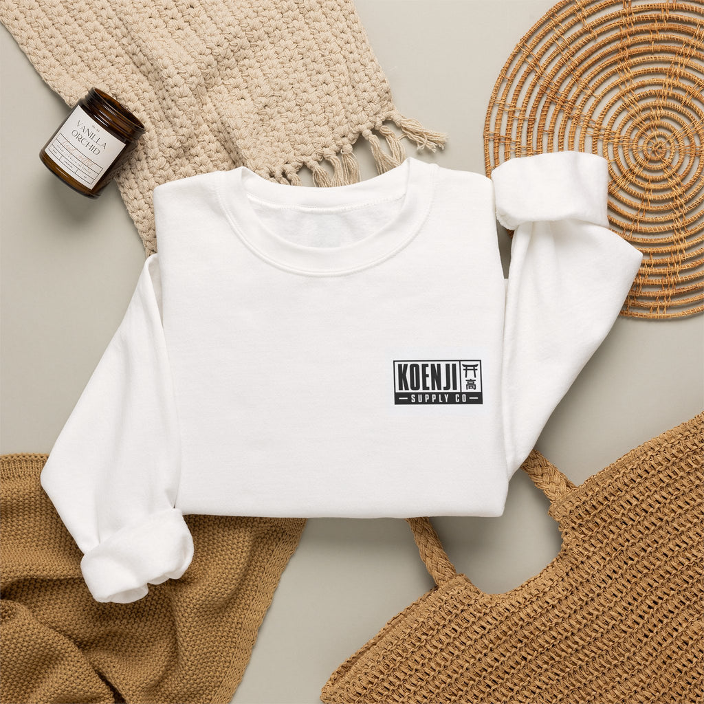 Tokyo Kabukicho Streetwear Crewneck Sweatshirt — Graphic Geisha Back Print