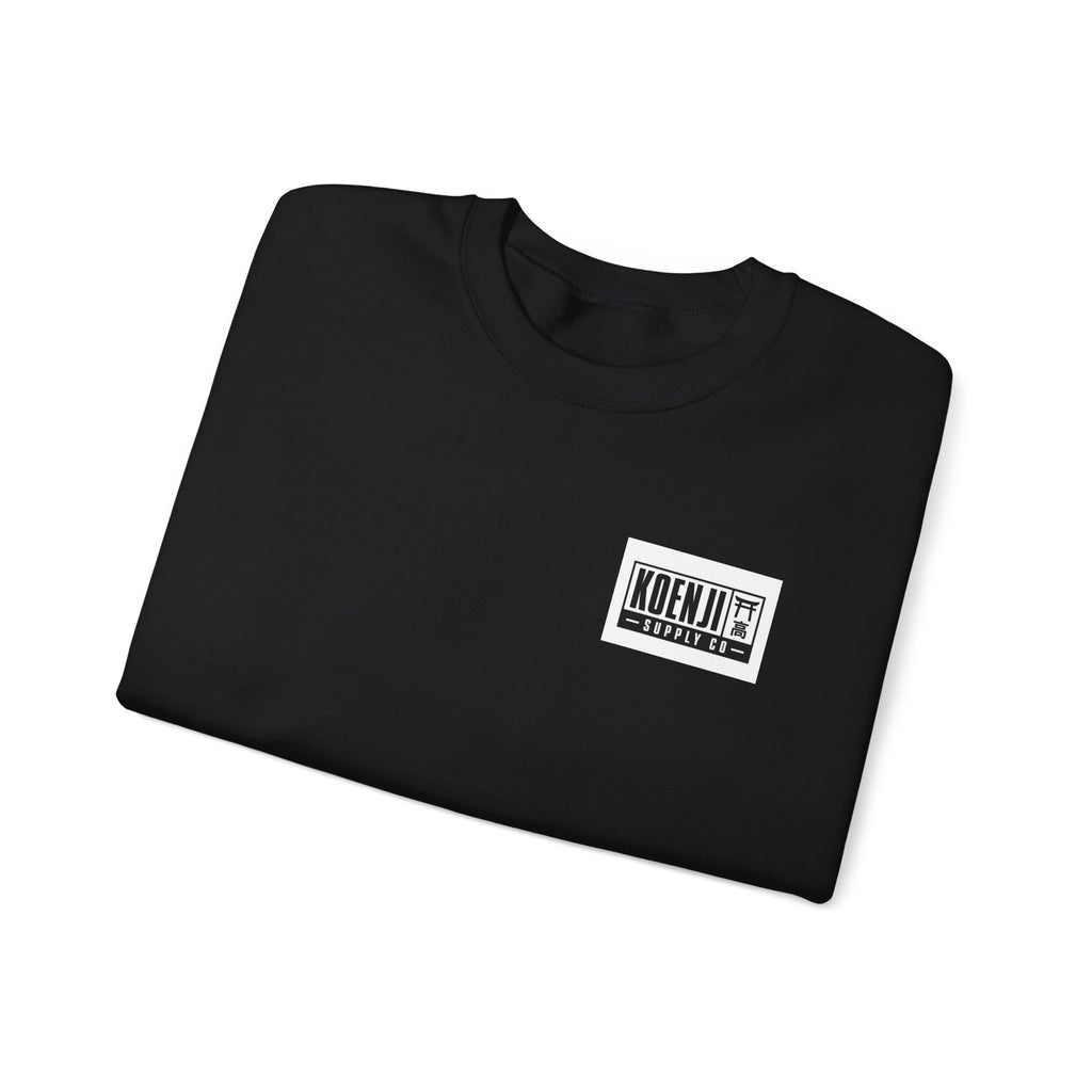 Tokyo Kabukicho Streetwear Crewneck Sweatshirt — Graphic Geisha Back Print