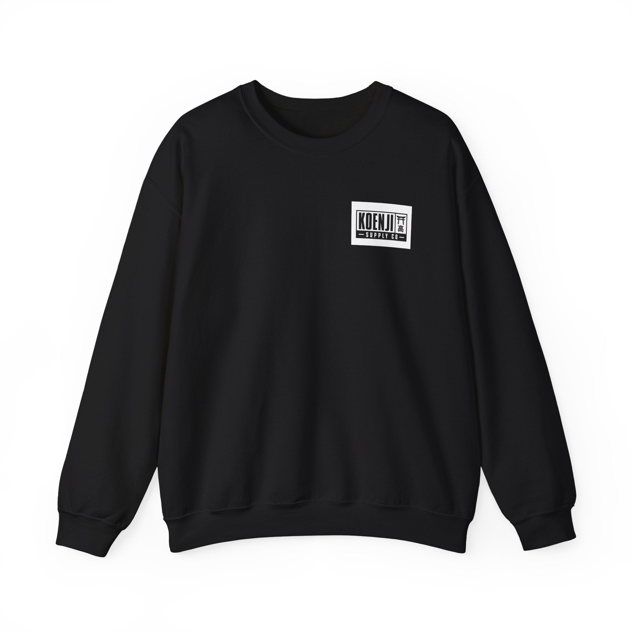 Tokyo Kabukicho Streetwear Crewneck Sweatshirt — Graphic Geisha Back Print