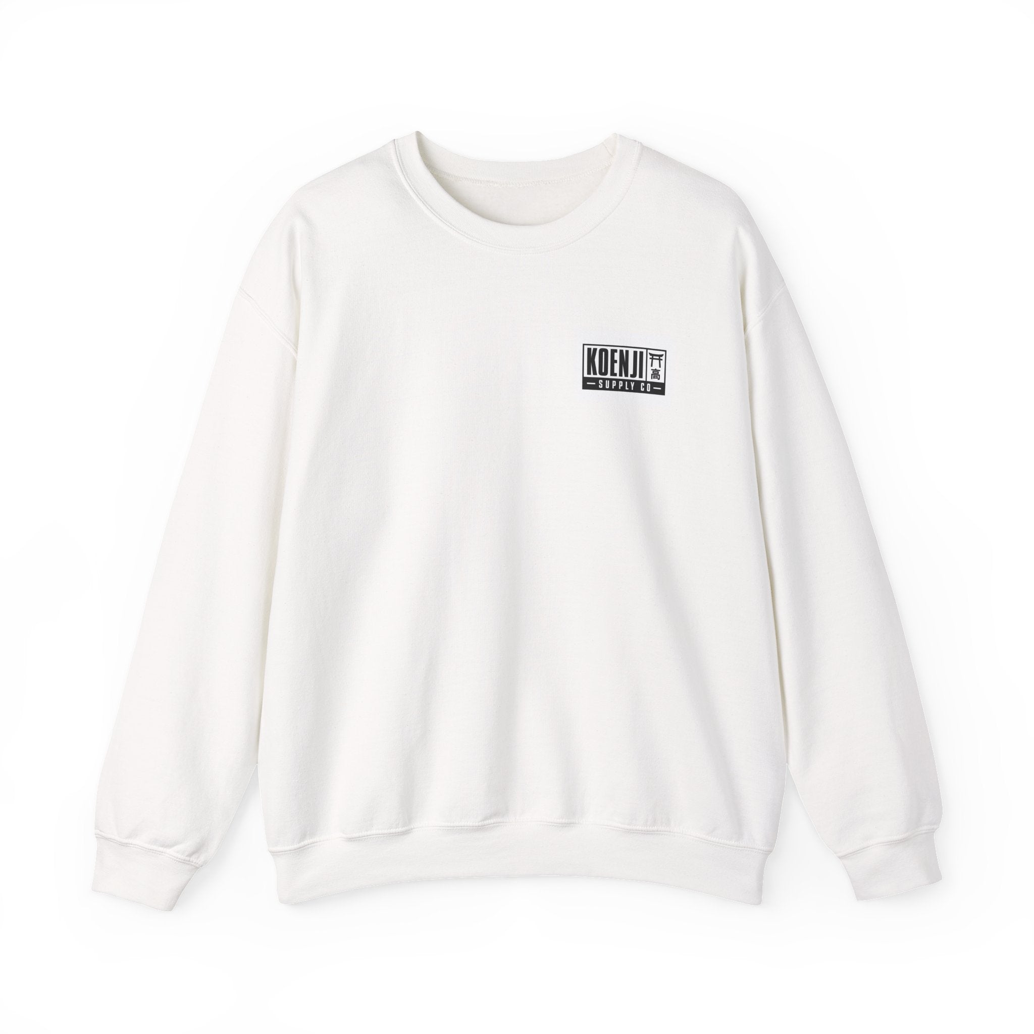 Tokyo Kabukicho Streetwear Crewneck Sweatshirt — Graphic Geisha Back Print