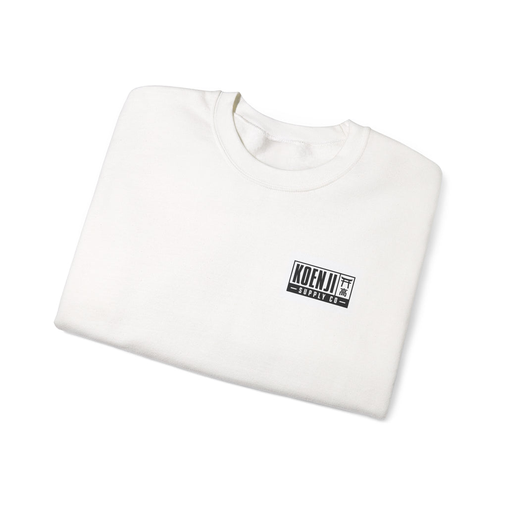 Tokyo Kabukicho Streetwear Crewneck Sweatshirt — Graphic Geisha Back Print